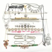 COLLECTION OF ASSORTED COSTUME JEWELLERY NECKLACES