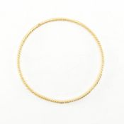 HIGH CARAT GOLD ROPE TWIST BANGLE