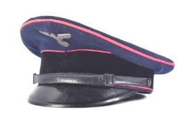 WWII SECOND WORLD WAR GERMAN THIRD REICH FIRE SERVICE VISOR CAP