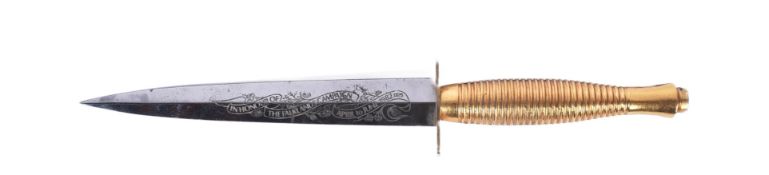 FALKLANDS WAR COMMEMORATIVE FAIRBAIRN SYKES KNIFE
