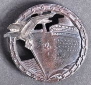 WWII SECOND WORLD WAR GERMAN NAVY BLOCKADE RUNNERS BADGE