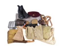 COLLECTION OF WWII SECOND WORLD WAR BRITISH MILITARIA
