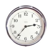 RAILWAYANA - BRITISH RAILWAYS SMITHS 8 DAY WALL MOUNTED CLOCK