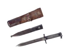 ORIGINAL WWI FIRST WORLD WAR ERA SWEDISH MAUSER RIFLE BAYONET