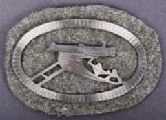 WWI FIRST WORLD WAR GERMAN MACHINE GUNNERS SLEEVE BADGE