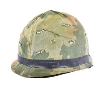 VIETNAM WAR ERA US UNITED STATES M1 CAMO HELMET