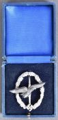 WWII SECOND WORLD WAR GERMAN THIRD REICH GLIDER PILOT BADGE