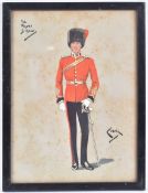 GERALD CEDRIC HUDSON - THE ROYAL SIGNALS - WATERCOLOUR