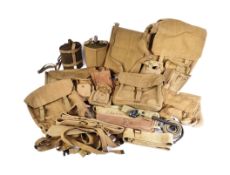 COLLECTION OF SECOND WORLD WAR BRITISH WEBBING