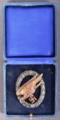 WWII GERMAN LUFTWAFFE PARATROOPER BADGE