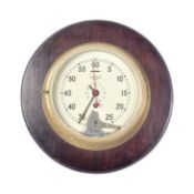 WWII SECOND WORLD WAR SMITHS ASTRAL SHIPS CLOCK WITH KEY