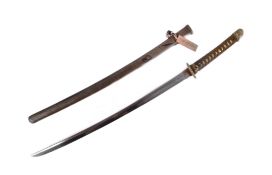EARLY 20TH CENTURY JAPANESE KATANA SWORD WITH SIGNED TANG