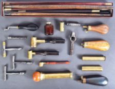 ASSORTED 19TH CENTURY SHOOTING / RIFLE ACCESSORIES