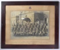 POST-WWI LEINSTER REGIMENT LARGE FORMAT PHOTOGRAPH
