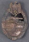 WWII SECOND WORLD WAR GERMAN THIRD REICH PANZER BADGE