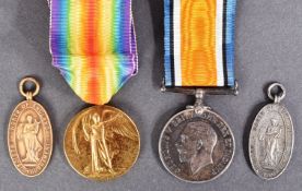WWI FIRST WORLD WAR MEDAL GROUP - PRIVATE NORTHUMBERLAND FUSILIERS