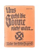 WWII SECOND WORLD WAR GERMAN HITLER YOUTH SONG BOOK