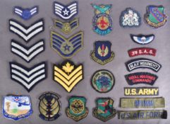 MILITARY - COLLECTION OF ASSORTED CLOTH PATCHES
