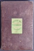 RAILWAYANA - 19TH CENTURY BRADSHAW GUIDE