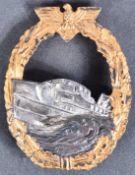 WWII SECOND WORLD WAR GERMAN KRIEGSMARINE S-BOAT BADGE