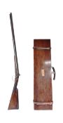 19TH CENTURY FRENCH PARIS DOUBLE BARRELLED SHOTGUN CASED