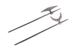 TWO INDIAN BULOVA AXES