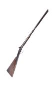 19TH CENTURY DOUBLE BARRELLED SHOTGUN BY BRAIL OF SALOP