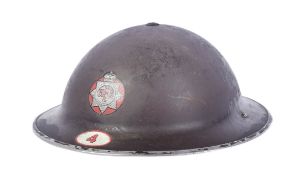 WWII SECOND WORLD WAR NATIONAL FIRE SERVICE HELMET