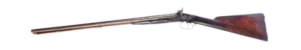 19TH CENTURY DODSON OF LOUTH DOUBLE-BARRELLED SHOTGUN