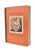 WWII SECOND WORLD WAR GERMAN CIGARETTE CARD ALBUM - RAUBSTAAT ENGLAND