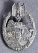 WWII SECOND WORLD WAR GERMAN THIRD REICH PANZER BADGE