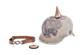 WWI IMPERIAL GERMAN ARMY PICKELHAUBE HELMET - HANOVERIAN INFANTRY