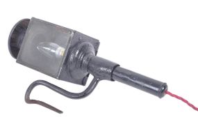 LATE 19TH CENTURY CONVERTED ELECTRIC COACHING LAMP