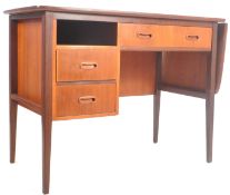 RETRO 20TH CENTURY DANISH INSPIRED TEAK DROP LEAF DESK