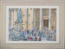 MAUREEN GLYNN - WATERCOLOUR PAINTING SCENE