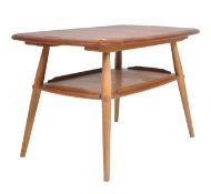 ERCOL MODEL 471 RETRO 1960s BEECH & ELM BUTLER'S TRAY TABLE