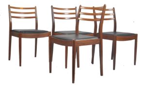 VICTOR B. WILKINS FOR G-PLAN - FOUR RETRO DINING CHAIRS