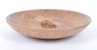 ROBERT 'MOUSEMAN' THOMPSON - SOLID OAK FRUIT CENTREPIECE BOWL