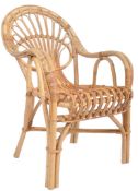 RETRO ITALIAN ALBINI MANNER BAMBOO CONSERVATORY CHAIR