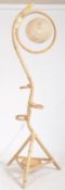 RETRO VINTAGE DARO LTD BAMBOO WICKER FLOOR LAMP STAND