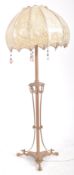 20TH CENTURY FRENCH STYLE METAL FLOOR STANDING LAMP