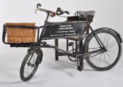 VINTAGE TRADITIONAL BUTCHERS ADVERTISING BIKE