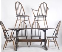 ERCOL FURNITURE- MID CENTURY ELM DINING ROOM SUITE
