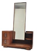 VESTER - ART DECO CIRCA 1920S OAK LOW DRESSING TABLE DRESSER