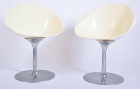 PHILIPPE STARCK X KARTEL - PAIR OF MID CENTURY ITALIAN EROS CHAIRS