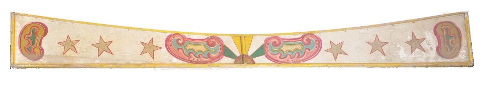 LARGE MID CENTURY FAIRGROUND / FUNFAIR PAINTED PANEL