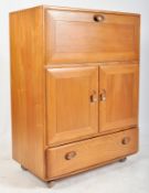 ERCOL MODEL 469 - BEECH WOOD SERVING CABINET