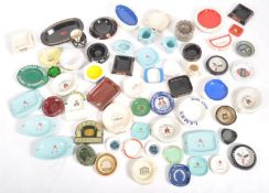 LARGE COLLECTION OF ASSORTED VINTAGE ADVERTISING ASHTRAYS