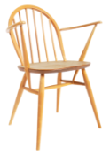ERCOL - WINDSOR MODEL - MID CENTURY BEECH AND ELM CHAIR