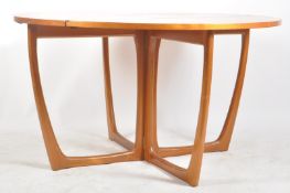 BEITHCRAFT LTD SCOTTISH RETRO 1960s TEAK DROP LEAF DINING TABLE